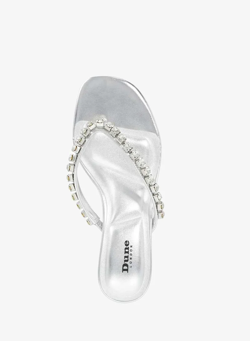 Dune London SILVER Casual Mimis Sandals for Women | Best Price UAE